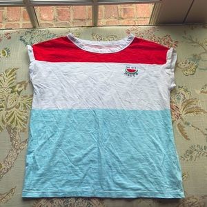 Red white and blue GAP T-shirt